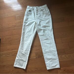 Pacsun size 27 Women's White Jeans WORN ONCE PERFECT CONDITION
